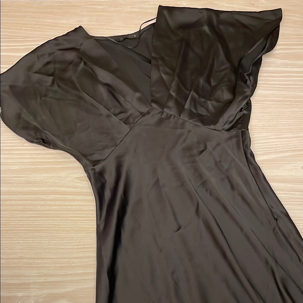 Zara Black Slip Maxi Dress